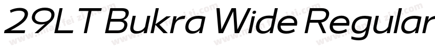 29LT Bukra Wide Regular字体转换